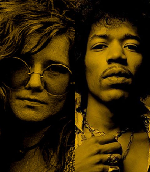 Hendrix y Joplin